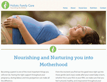 Tablet Screenshot of holisticfamilycare.com